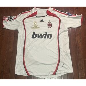 Ac Milan 2006/2007 kaka adidas champions league jersey Kaka 2XL